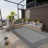 VidaXL Outdoor Carpet Terrace Carpet Balcony Carpet Patio Carpet Indoor Carpet Living Room Black 317004