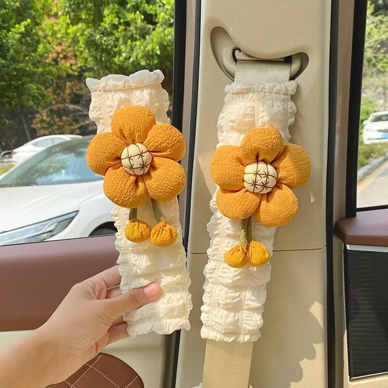 Seat Belt Shoulder Cover Car Car Safety Belt Anti-strangle Soft Shoulder Belt Auto Supplies