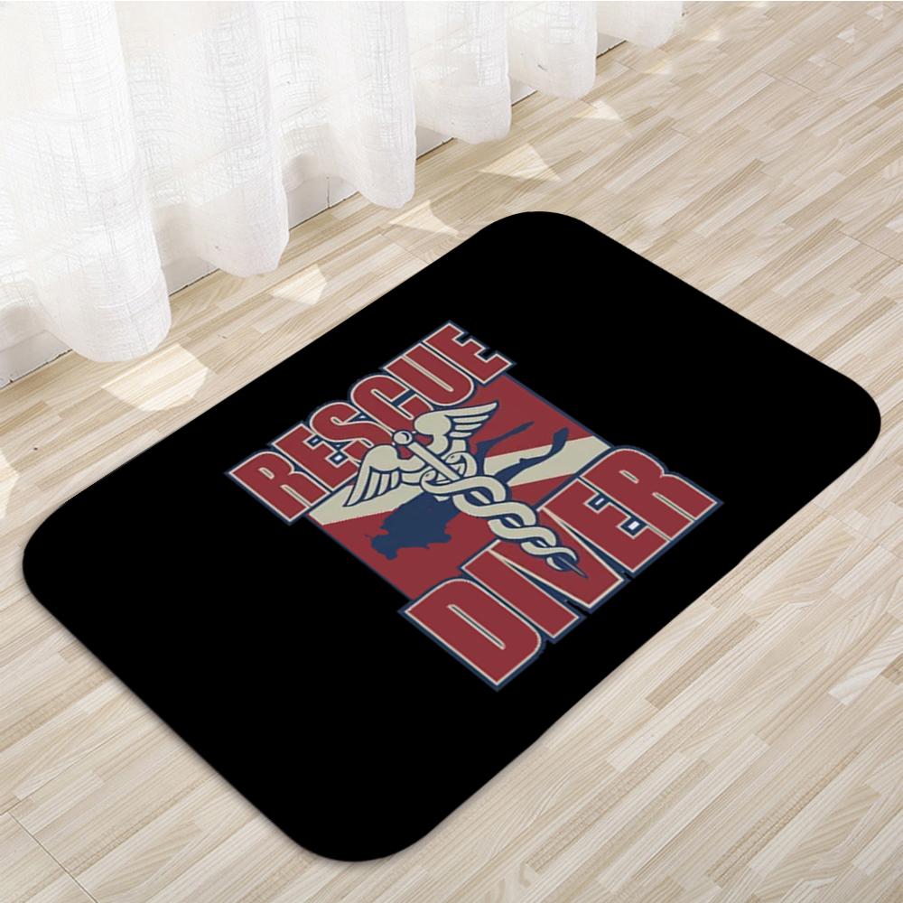 

Floor Mats Rescue Diver Home Carpet Door Mats Modern Decor Carpet Anti-Slip Floor Mats 806 40cmx60cm