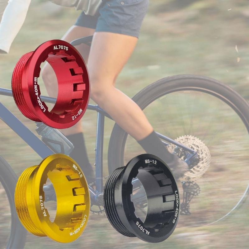 12 Speed Flywheels Cover Cassettes Flywheels Lock Cover Bike Freewheels Lock Rings for Efficient Bicycles Gears Systems