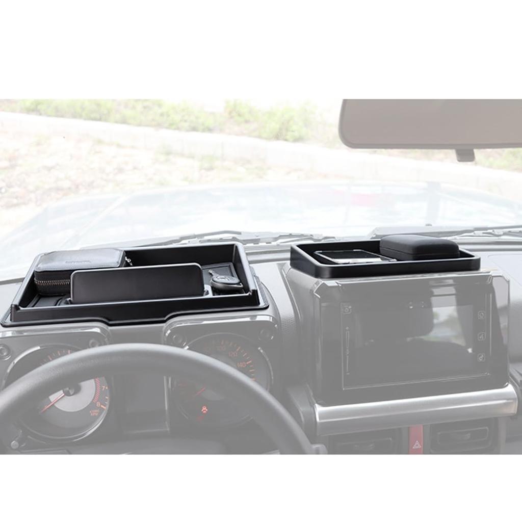 YOCTM Dashboard Tray for Suzuki Jimny Sierra and Nomad JC74 Smartphone Car Storage 3D Small Item Interior Parts Accessories JB64, JB74, (2019, 2020,