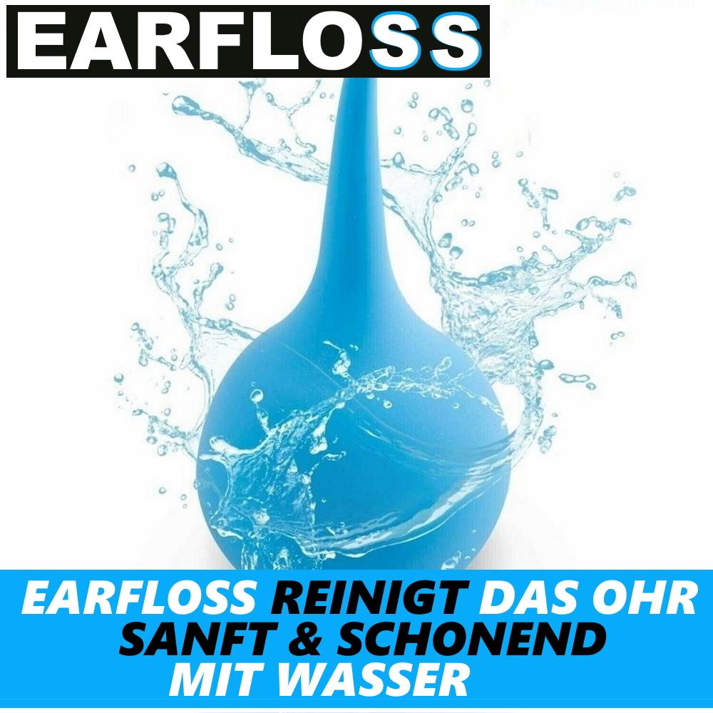 EARFLOSS Premium Ohrenreiniger Ohrendusche Ohrenspritze Ohrenschmalzentferner