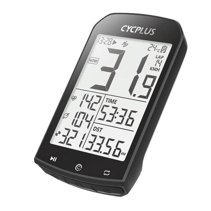 Fixation gps - support gps Wahoo Compteur de vélo Cycplus M1 - compatible avec : Strava, Trainingpeaks etc.