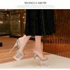 19cmHigh Heels Women's Sandals Anti-Skid Sexy Pole Dance Shoes Thin Heel Transparent Platform Female Party Sandals