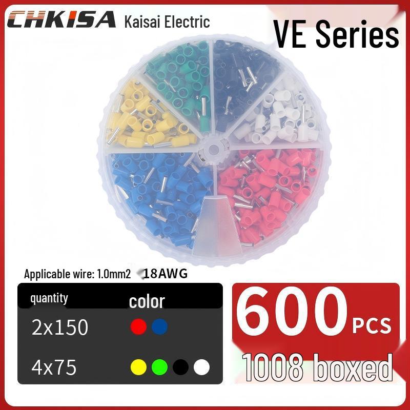 Round Tube VE Terminal Storage Box for Quick Wiring and Cold Pressed Ferrules