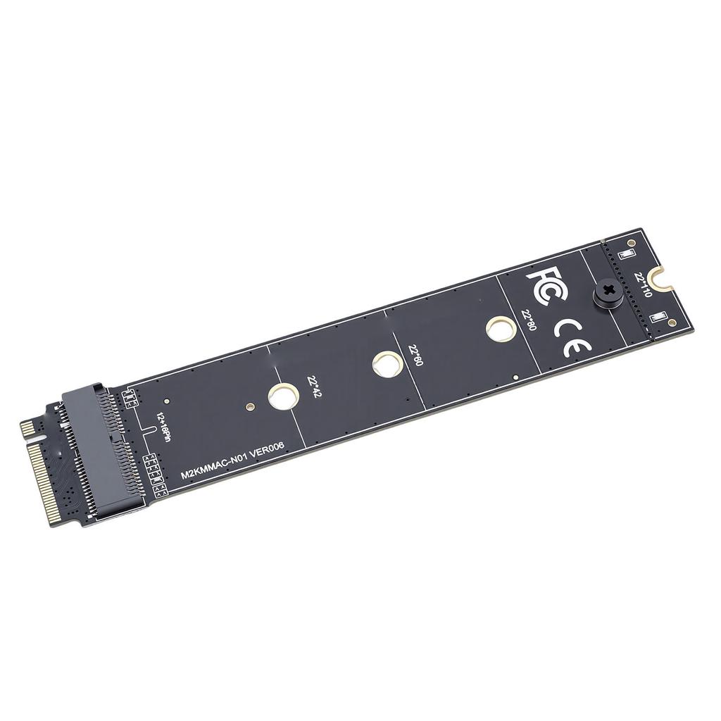 12 16 Pin SSD zu M.2 KEY M Adapterkarte Ersatz für OS X Laptop 2013 2017 PCIe 4.0 Hochgeschwindigkeitsübertragung