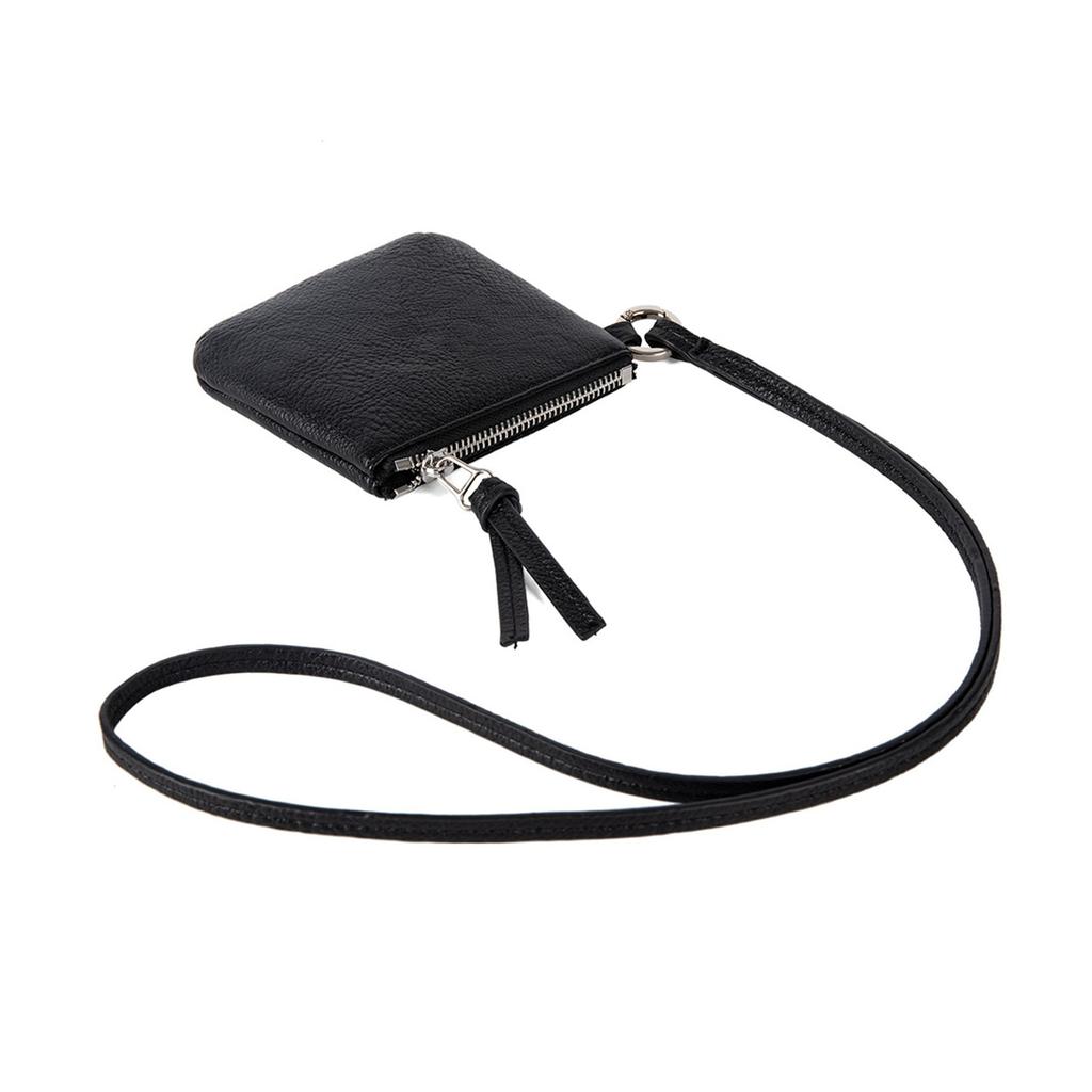 Travel Supply Neck Wallet Small Crossbody Bag Leather Neck Pouch Key Lipstick Earphone Storage Bag Organizers for Women