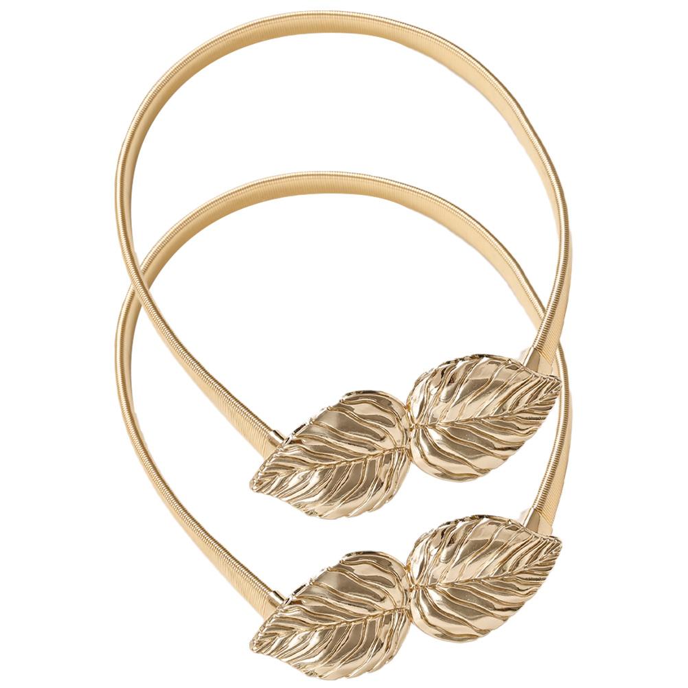 2Pcs Metal Curtain Holdbacks Elegant Design Easy Fix Remove Home Decor Accessory Leaf Curtain Tiebacks Home Decor