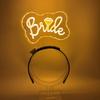 LED Acrylic Headband Wedding NightClub Hen Night Bride To Be Gift Fashion Glowing Bride To be Headband White Glow Hairband