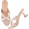 Shoetopia Embellished Golden Sparkle Block Heeled Sandals For Women & Girls /Eu40
