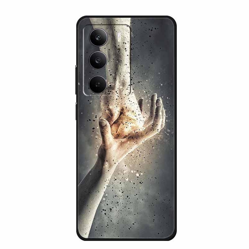 For Realme C75 Phone Case 6.72" Fashion Black Silicone Soft Coque For Realme C75 C75x V70s 14x Back Cover Case C 75 Protective
