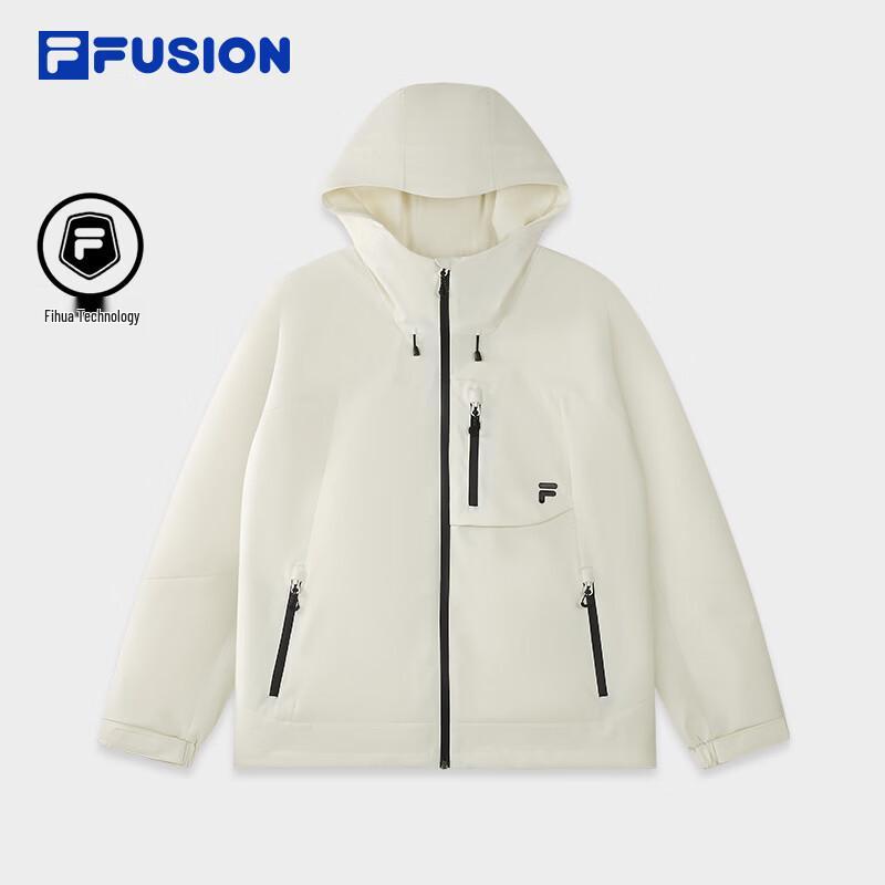 FILA FUSION Zhang Hao Couple Loose Hooded Woven Jacket