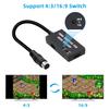 Mcbazel Sega Saturn HDTV To HDMI Converter with Aspect Ratio Converts from To Compatible with Sega Saturn Black Built-in Switch, 43 169, -