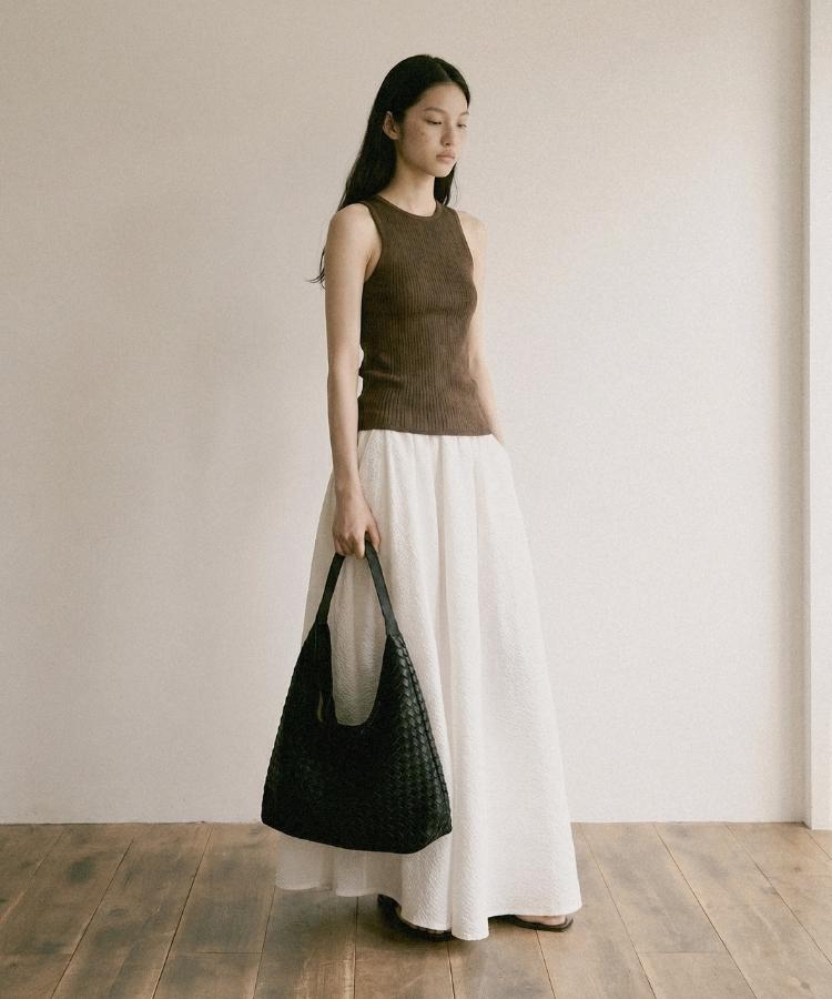 Phoenix Origin Suede Weaving Hobo Bag - Black