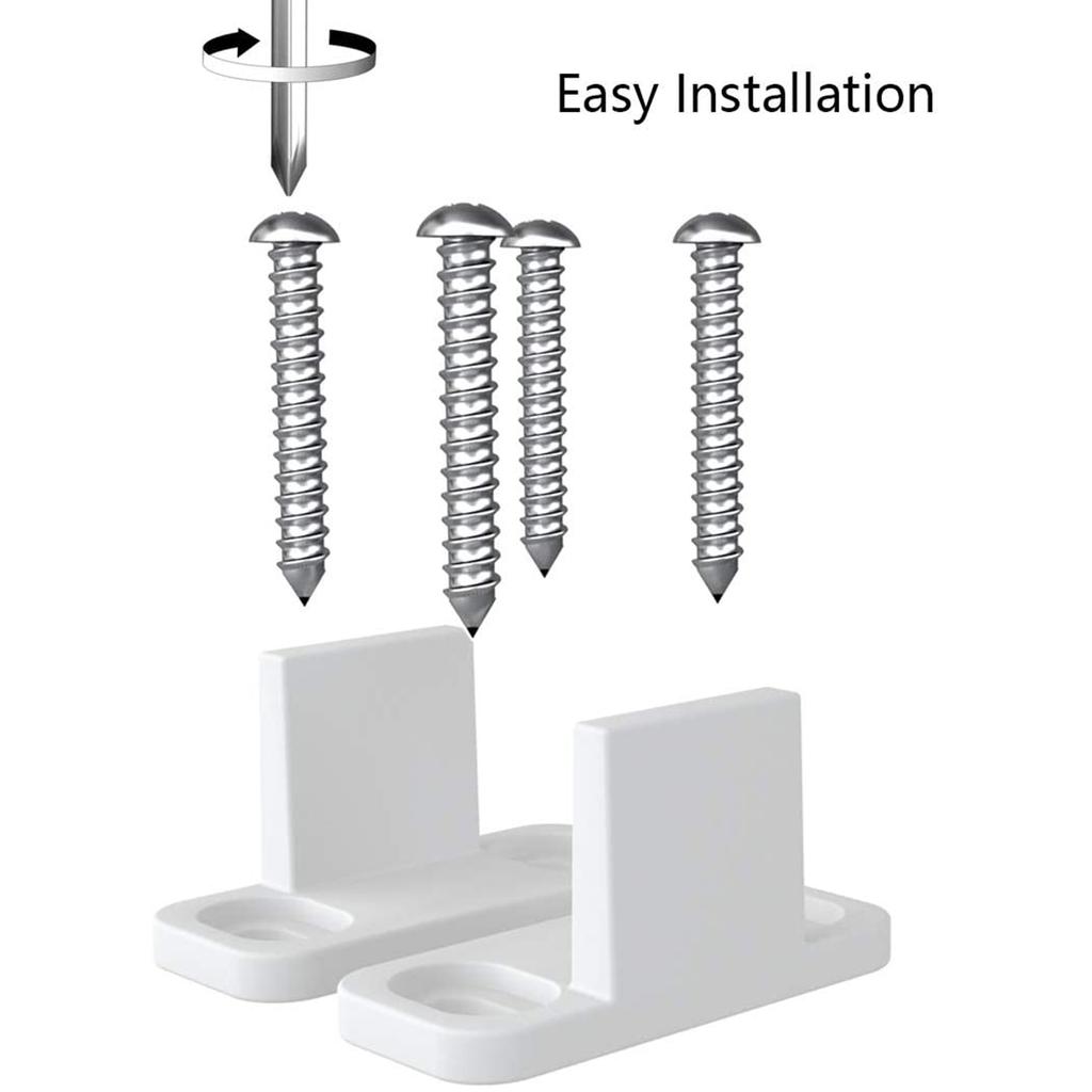 6X/set Boden Guide Kunststoff Ersatz Für Schiebe Barn Door Einstellbar