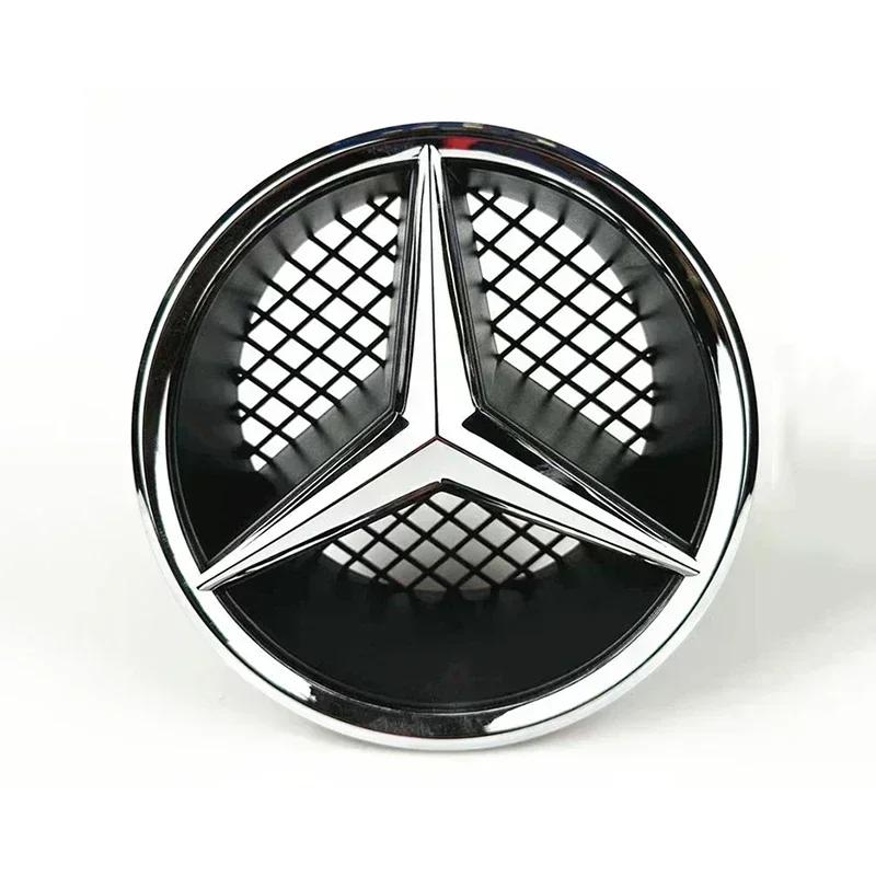 3D Car Grill Emblem Star Badge Front Grill Logo For Mercedes Benz W204 W205 W213 X253 A B C E S CLA GLB GLC GLE GLS Accessories