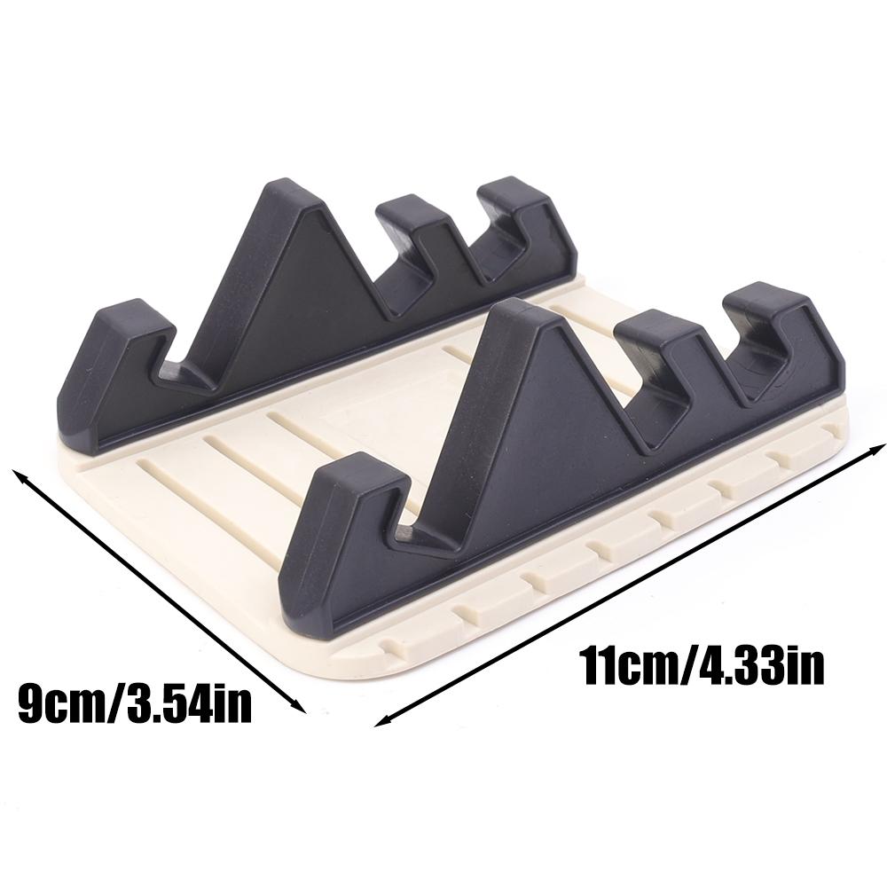 Nový protiskluzový držák telefonu do auta, univerzální držák do auta s navigací na palubní desce, 3C, silikonový držák na mobilní telefon s pevným lepidlem