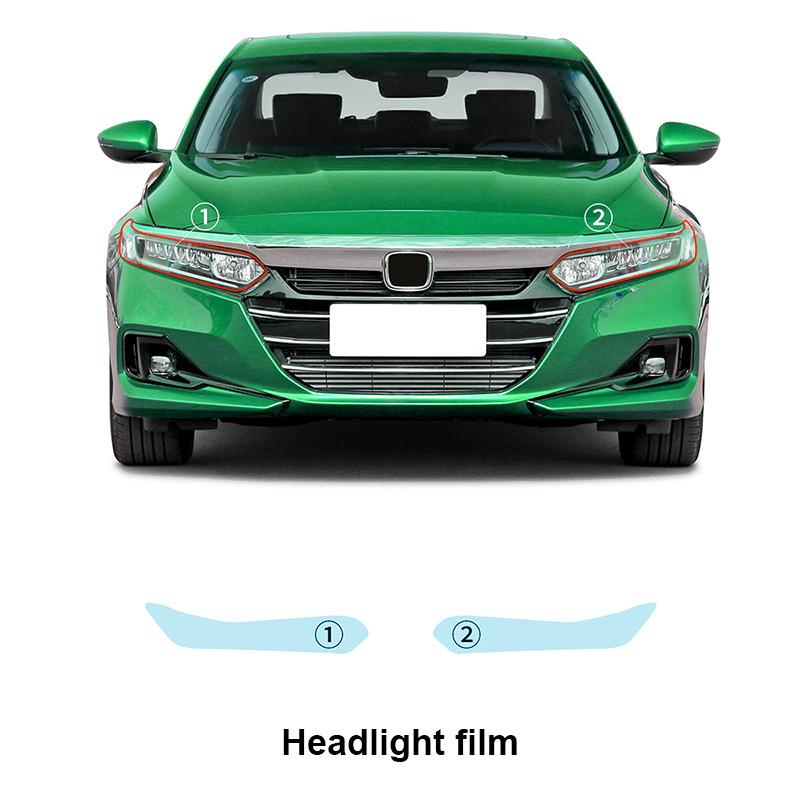 

Защитная накладка из ТПУ для фар и зеркал Honda Accord 9-го поколения Transparent Protection Film