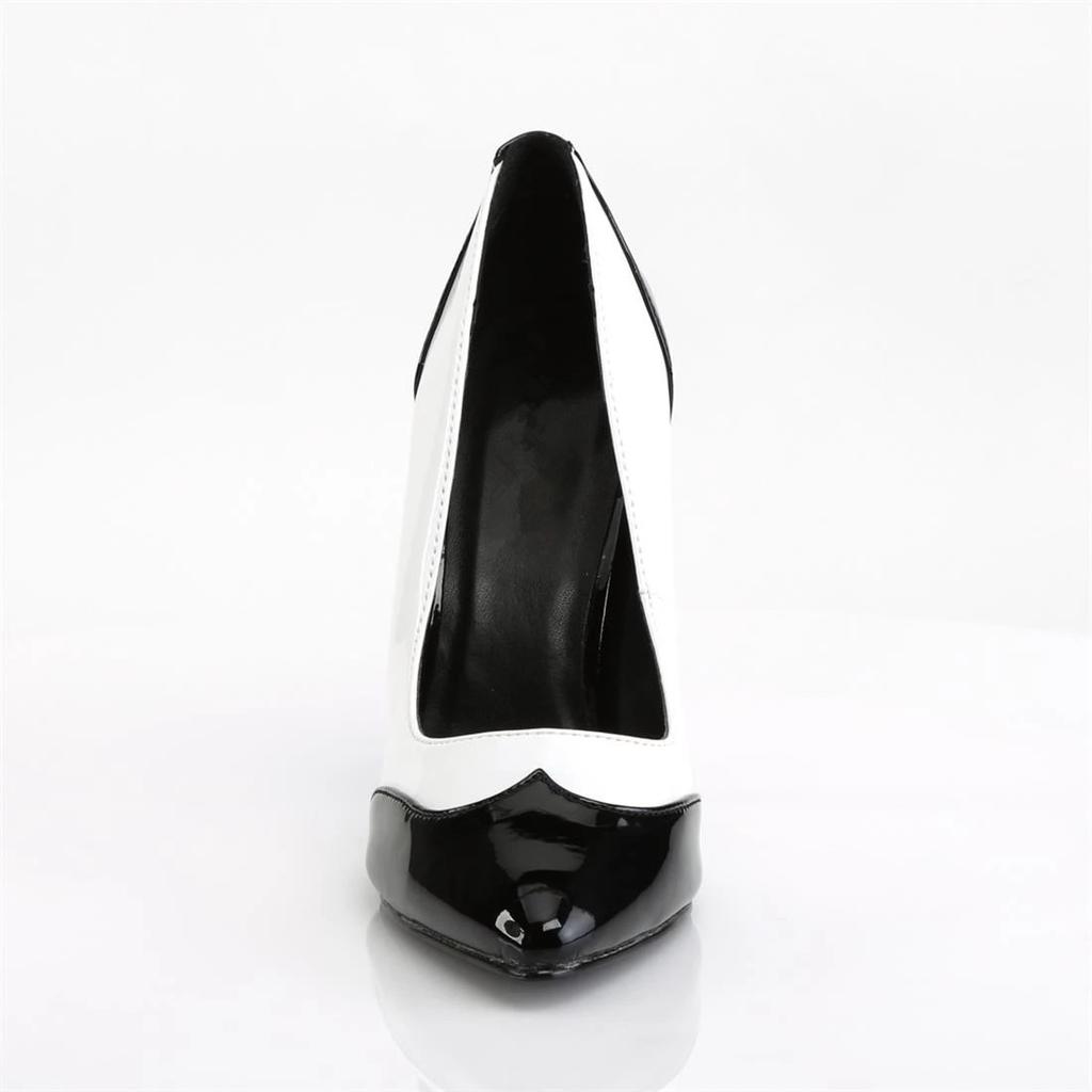 13Cm two-color splicing thin heel pointed head high heel light mouth bag head thin heel versatile women's autumn shoes
