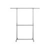 SONGMICS Clothes rack, grey, (101-163) x 49 x (113-198) cm