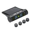 Solar Wireless Car Tire Pressure Monitoring System with 4 External Sensors