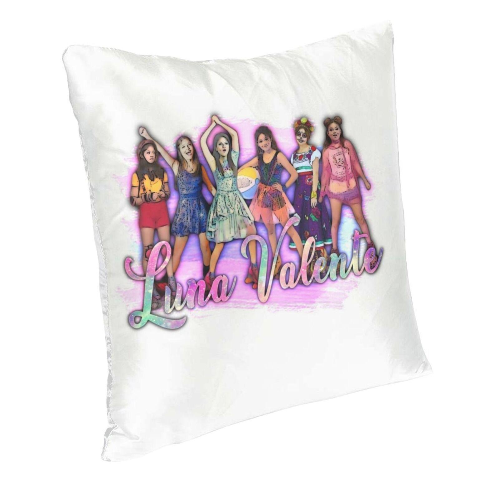 Luna Valente Throw Cushion Pillow Cover Pillowcase Soy Luna Luna Valente Karol Sevilla Peach skin 18*18(CM)-1Pcs