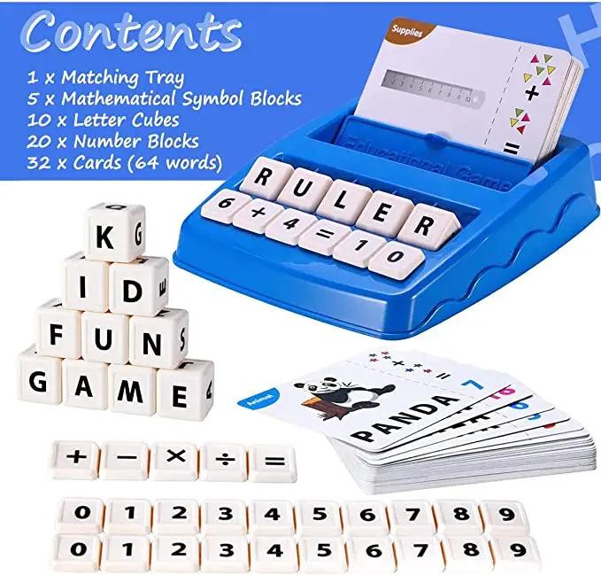 Bee Alphabet Game Learning Enlightenment Cognition Word Card Alphanumeric With Early Education Game Toys