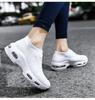 Fashion Women Sneakers 2025 Spring Flat Shoes Slip on Platform Sneakers for Women Black Breathable Mesh Sock Sneakers Shoes