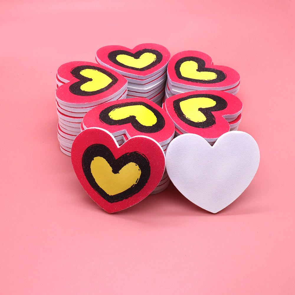 Mini Cartoon Rainbow Cloud Nail File - Double-Sided EVA Beauty Tool for Manicures (Irregular Shape)