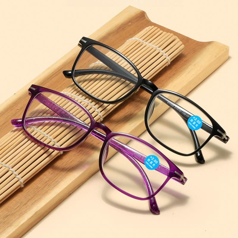 Classic  Fashionable Anti-Blue Light Reading Glasses Light And Flexible Hd Eye Protection Unisex Eyeglasses 0 To +4.0