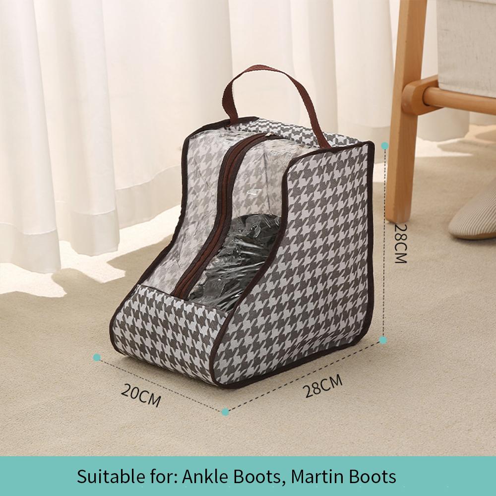 Transparent Shoe Boot Storage Bag Dust-proof Tall Short Boots Bags Portable Waterproof Shoe Protector Organizer for Travel Daily