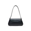 New Women's Bag Spring Fashion Versatile Black Belt Buckle Flip Minimalist Retro Shoulder Underarm Bag