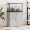 vidaXL Gray Concrete Aquarium Stand 81 x 36 x 73 cm Engineered Wood
