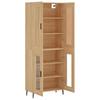 Highboard in Sonoma Oak Finish 69.5 x 34 x 180 cm Engineered Wood