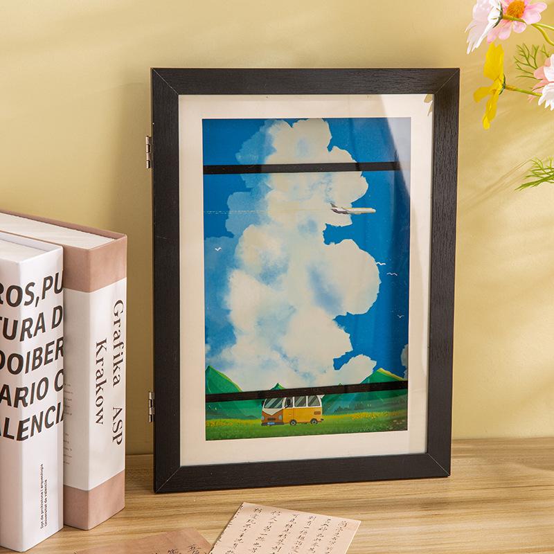Children Art Frames Magnetic Front Open Changeable Kids Frametory for Poster Photo Drawing Paintings Pictures Display Home Decor