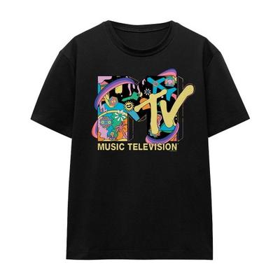 MTV Unisexové dospělé tričko s prázdninovými ikonami