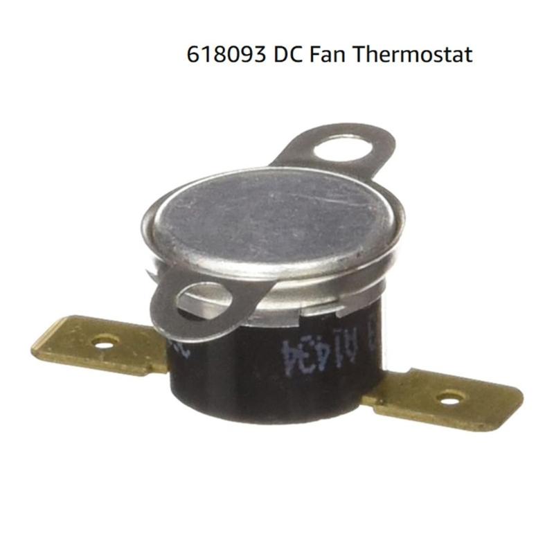 618093 Replacement Temperature Control Unit Fan Thermostat for Norcold Refrigerator Rear Cooling Fan Service