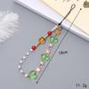 Korean Love Heart Beaded Phone Chain & Keychain Set for Women