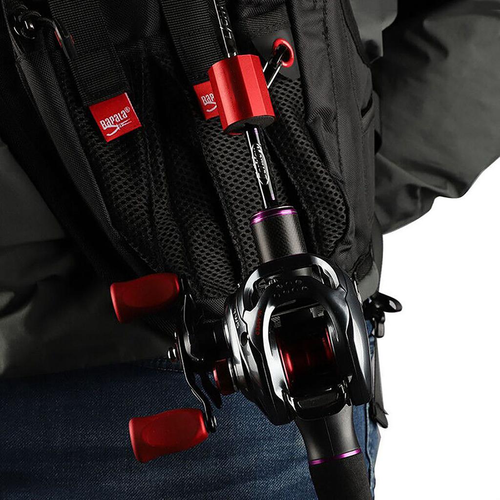 Fishing Rod Holder Portable Fly Rod Fishing Pole Holder Clips Multi-color Wading Staffs Tackle Accessories