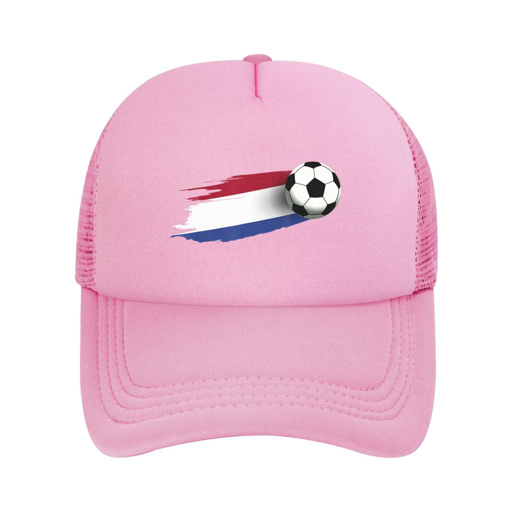 Netherlands Flag Soccer Ball Casquette Unisexs Womens Outdoor Hats Adjustable Snapback Hat Casual Baseball Caps