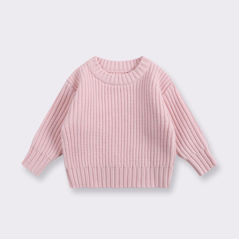 0-6Yrs Baby Boys Girls Knit Sweater Clothes New Toddler Infant Newborn Knitwear Soft Spring Long Sleeve Baby Pullover Tops