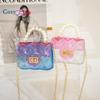 Cozy Up Transparent Jelly Bag Pearl Women's Handbag Candy Color Crossbody Bag