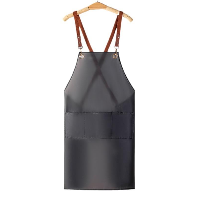Transparent TPU Apron: Waterproof, Oil-proof, Wash-free, Ideal for Home, Aquatic Store, Pet Shop & Studio Workwear.
