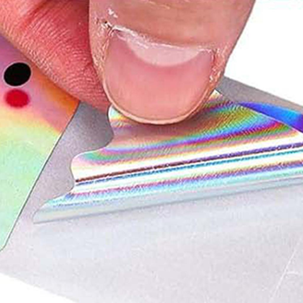 Holographic Halloween Stickers Ghost Graffiti Sealing Stickers Party Decoration Stickers Envelope Craft 500 Stickers
