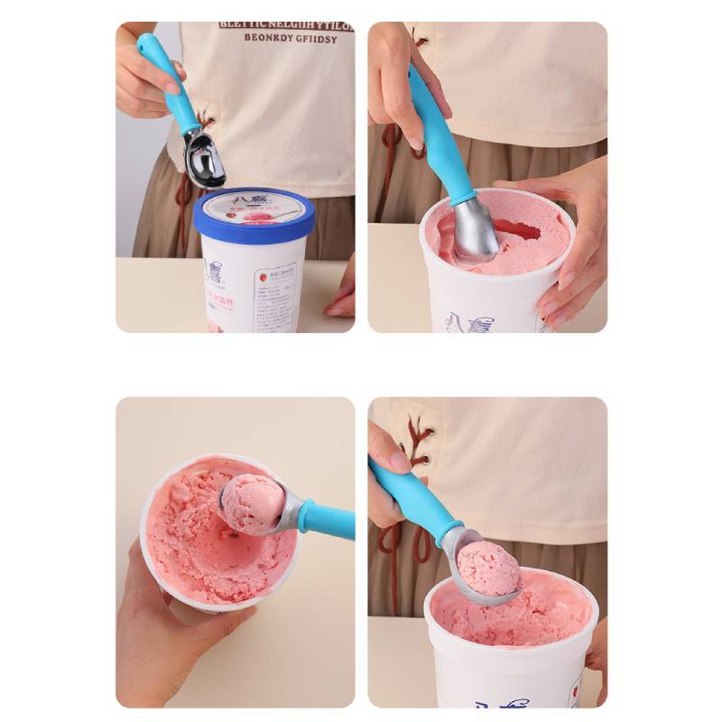 Zinc Alloy Ice Cream Scoop With Ergonomic Handle For Adults Kitchen Use