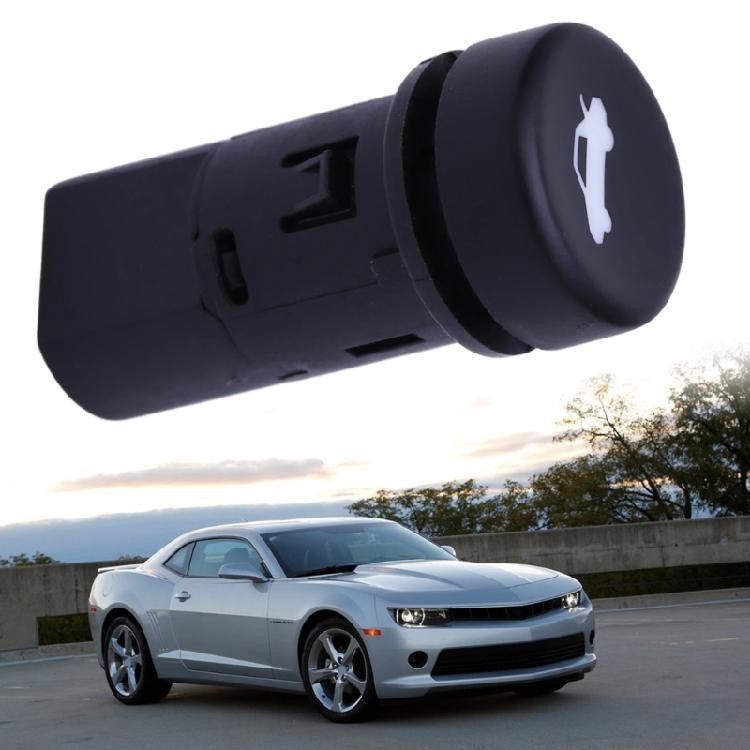 Cargo Access Trunk Release Button for 2010-2015 Model Years, Rear Button Part 22734487 with Black Round Icon Cap for Repair Use Part
