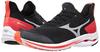 Mizuno Wave Rider NEO Men's Running Shoes, Black and Red, Size 25.0 cm, 2E