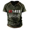 Men'S Printed T-Shirt Outdoor Street Short-Sleeved Hooded Button T-Shirt