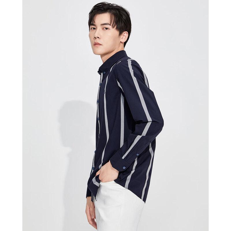 Navigare Men s Long-Sleeve Striped Shirt M