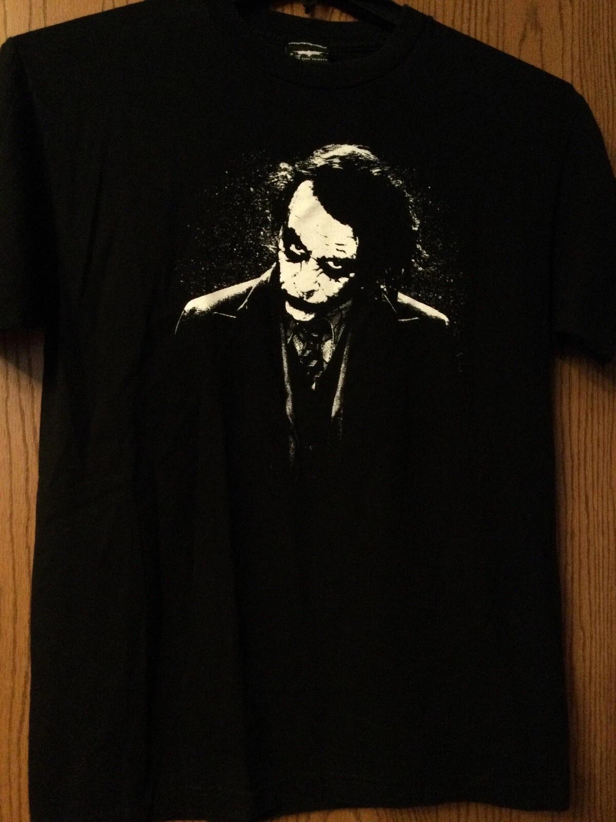 The Joker (Batman) - Heath Ledger - Black Shirt - M 2XL